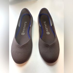 Rothy’s Round Toe Ballet Flats in “Mink”
